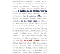 A Holocaust Controversy: The Treblinka Affair in Postwar France (Tauber Institute Series for the Study of European Jewry)