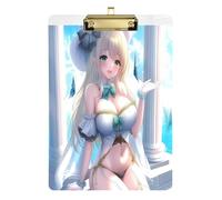 A Holy Pure-White Elf Anime Girl Automotive Clip Board Hard Board for Nurses Home Contractor Size 9 x 12
