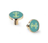 A Hope is Anchor for The Soul Cabinet Knobs and Wall Hooks, 6 Pack Modern Drawer Pulls with Golden-Style-1 Base, Solid Zinc Alloy Handles for Kitchen, Bathroom, Dresser