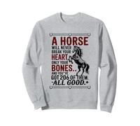 A Horse Break Your Heart Bones Rider Spirit Sweatshirt