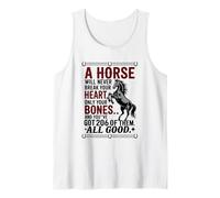 A Horse Break Your Heart Bones Rider Spirit Tank Top