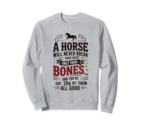 A Horse Will Never Break Your Bones Sweatshirt