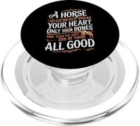 A Horse Will Never Break Your Heart Funny Riding PopSockets PopGrip for MagSafe