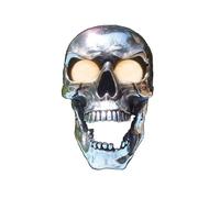 (A) Hot Skull Headlight At The Real Headlight Motorcycle Skull Front Head