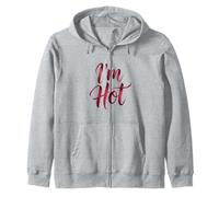 A Hot Statement Zip Hoodie