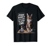A House Without a cat is Like a Sky Without Stars T-Shirt