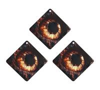 A Huge Eyeball Funny Car Air Fresheners 3pcs Long Lasting Scent Automotive Hanging Scented Cards Tablets