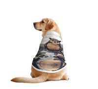 A Huge owl Dog Shirt Vest Dog Clothes- Breathable Cooling for Big Dogs, Sun Protection Comfort Wear for Golden Retriever, Husky, Alaska Outdoor Activities X-Large