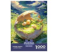 A Huge Shattered Eggshell Jigsaw Puzzles Puzzle for Adults Kids. 1000 Pieces Interesting Impossible Challenge Toy Educational Game Home Decoration for Educational Games Gifts 70x50cm/1000pcs