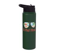 A Hui HOU - Hawaiian Saying Until We Meet Again | Sunglasses Stainless Steel Insulated Water Bottle