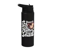 A Human is a Human no Matter How Small he is. Anti-Abortion Pro Life Stainless Steel Insulated Water Bottle