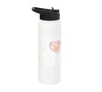 A Human is a Human no Matter How Small he is. Anti-Abortion Pro Life Stainless Steel Insulated Water Bottle