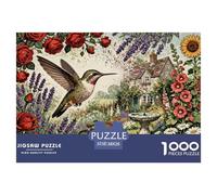 A Hummingbird Hovering Jigsaw Puzzle Waterproof 1000 Piece Puzzles for Adults Challenging And Brainteasing Educational Games