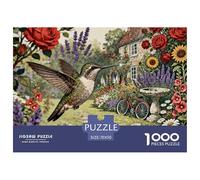 A Hummingbird Hovering Jigsaw Puzzle Waterproof 1000 Piece Puzzles for Adults Gifts Challenging And Brainteasing Games