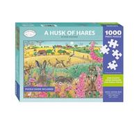A Husk of Hares - 1000 Piece Jigsaw Puzzle for Adults | Wildlife & Countryside Spring Artwork