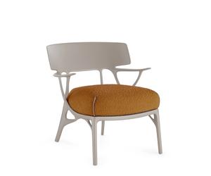 A.I. Lounge Chair grey - orange Kartell - 8058967349054