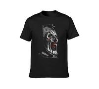 A is for Art The Clown The Terrifier Horror Movie T-Shirt Black Graphic Unisex Tee Shirt S