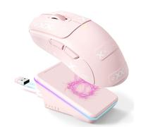 A.JAZZ AJ200P Wireless Gaming Mouse Supports AI Prompt & RGB Charging Dock
