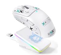 A.JAZZ AJ200P Wireless Gaming Mouse Supports AI Prompt & RGB Charging Dock