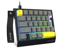 A.JAZZ AK029 Wired 29-Key One-Handed RGB Gaming Keyboard - Black