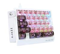 A.JAZZ AK029 Wired 29-Key One-Handed RGB Gaming Keyboard - Black Pink