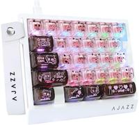 A.JAZZ AK029 Wired One-Handed RGB Gaming Keyboard,29-Key Layout with Magnetic Switch 8kHz Polling Rate,HotSwap Custom Mechanical Keyboard Adjustable Actuation,Esports-Grade Gasket Keypad for Gamer