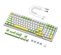A.JAZZ AK992 Wireless Hotswap Gaming Keyboard,Chroma RGB-Green/Blue Switch