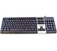 A-Jazz Mechanical Style and Feel LED 3 Colour Illuminated Backlit Keyboard UK Layout