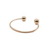 A JEWELER - Pure Copper Traditional Ball Bangle 100% Pure Copper Bracelet Great looking Unisex Cuff - Adjustable to Fit Most Wrist for Men and Women