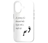 A journey of a thousand miles begins with a single step Case for iPhone 17