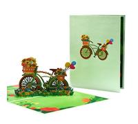 A Journey Of Joy And Color Bloom Ride 3D Pop-Up Greeting Card