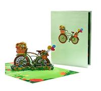 A Journey of Joy and Color Bloom Ride 3D Pop Up Greeting Card
