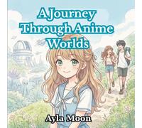 A Journey Through Anime Worlds: Stress relief anime coloring book