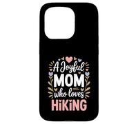 A Joyful Mom Who Loves Hiking Trails Nature Case for iPhone 15 Pro
