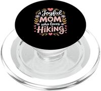 A Joyful Mom Who Loves Hiking Trails Nature PopSockets PopGrip for MagSafe