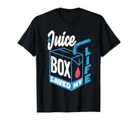A Juice Box Saved My Life Diabetes Awareness Value Graphic T-Shirt