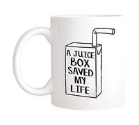 A Juice Box Saved My Life Mug, Cute Diabetes Awareness Mug, Type 1 2 Diabetes Support Mug, Novelty Coffee Mug/Cup