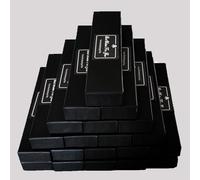 A&K L'YDIA 20pcs Empty Pen Gift Box Black Cardboard Case for Nail brushJewelry Pencil Ballpiont Fountain Pen Display for Christmas Gift Packing Business Birthday Souvenir Office Supplies (20)