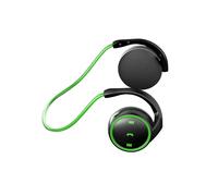 (a-K31 Green) Tongdaytech K31 Bluetooth-compatible Wireless Headphone Open Ear Sports Earphone Headsets with Mic Support TF Mp3 For Running