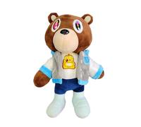 (A) Kanye Teddy Bear Plush Doll West Graduation Teddy Bear Gift Stuffed Animal Toys