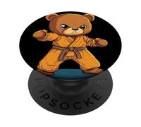 A Karate Teddy Bear for the Ultimate Playful Fighter PopSockets Adhesive PopGrip