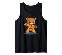A Karate Teddy Bear for the Ultimate Playful Fighter Tank Top