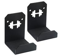 A-KARCK Weight Bench Storage Wall Brackets Set of 2, Gym Benches Storage Hang, 200 Pound Capacity