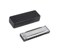 A Key 10 Hole 20 Tone Blues Mini Harmonica Suitable For Adult Beginners(Key of A)
