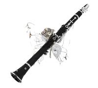 A Key Clarinet Instrument G Key Ebony Silver Plated Performance Grade(Ebony C-tone)