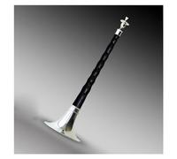 A Key Old Ebony Suona With Reed Core Silver-plated Adjustable Air Disc Suona Bowl Accessories Suona For Beginners