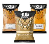 A Kilo of Spices | Golden Wellness Bundle 3Kg | Turmeric, Ginger & Ceylon Cinnamon Powder | Premium Spices for Cooking, Baking & Health | Freshly Packed Essential Collection