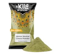 A Kilo of Spices | Neutral Henna Powder 10kg (Cassia Obovata) | NOT A DYE, Adds No Colour to Hair, Strengthens & Conditions, Adds Shine & Volume, Suitable for All Hair Types | Herbal and Chemical-free
