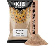 A Kilo of Spices | Premium Bacopa Monnieri, Brahmi Leaves Powder 10 Kg | Natural Herb for Tea, Hair Care, Skin Care | Helps Enhance Focus & Holistic Wellness - Non-GMO, Vegan