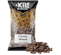 A Kilo Of Spices | Premium Quality Whole Cloves 1Kg | Sun-Dried | Ideal for Cooking, Smoothies, Pomander Balls, and Tea | Non-GMO | Vegan | Handpicked Cloves (Laung)